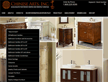 Tablet Screenshot of chineseartsinc.com